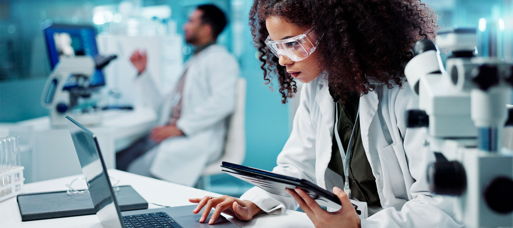Scientist in a laboratory