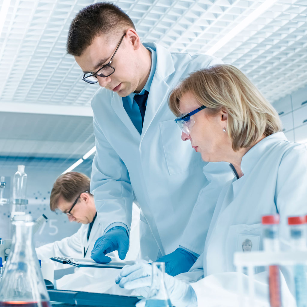 Scientists in a laboratory